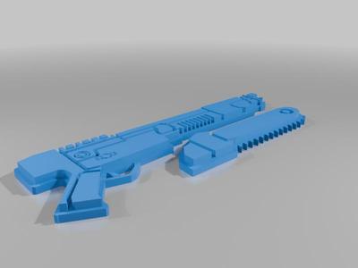 Sawed-On shotgun from ultrakill