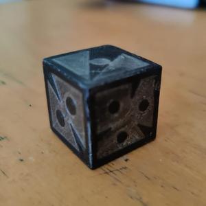 Foldable D6 Spike pattern dual color