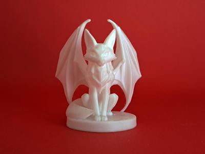 Bat Fox - Fantasy sculpture - Support free