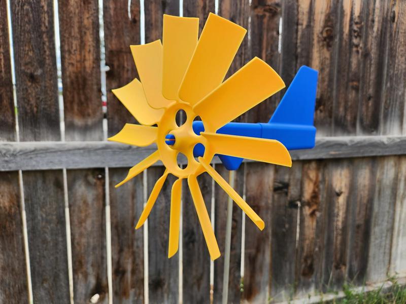 Easy to Print Windmill Wind Spinner
