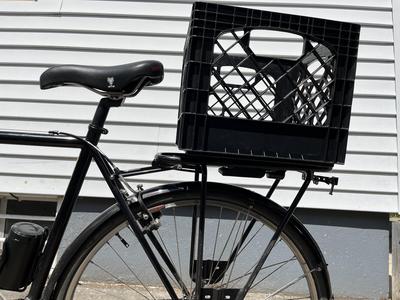 Yepp Rear Bike Rack Milk Crate Bracket
