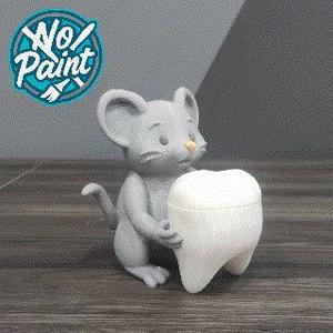 🐭 Tooth Fairy Box - 3D Tooth Mouse (No Paint), 🐭 Tooth Fairy Box - 3D Tooth Mouse (No Paint)