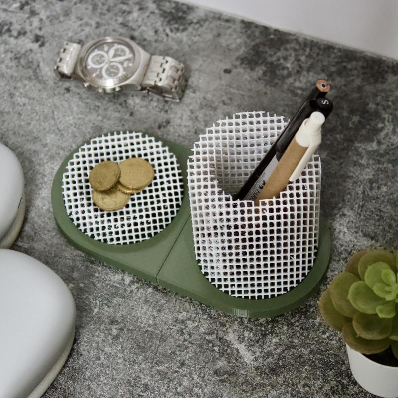 GRID PATTERN DESK ORGANIZER | MODULAR PEN HOLDER | DESK BOX | MINIMALISTIC PEN BOX | BOX DESIGN | #CULTSXBOX