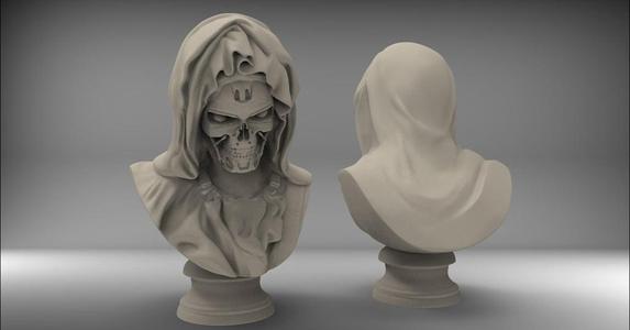 Terminator Mary Bust