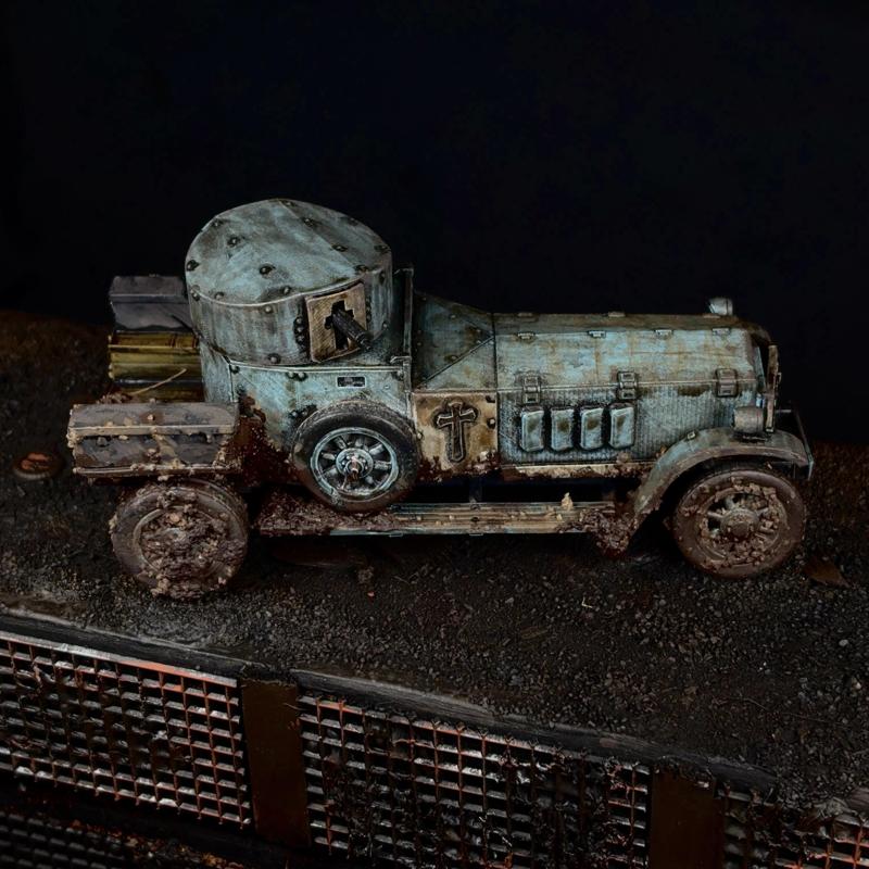 grim dark ww1 armored car 28/32mm