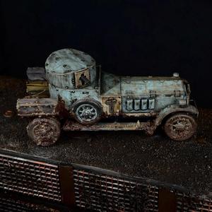 grim dark ww1 armored car 28/32mm