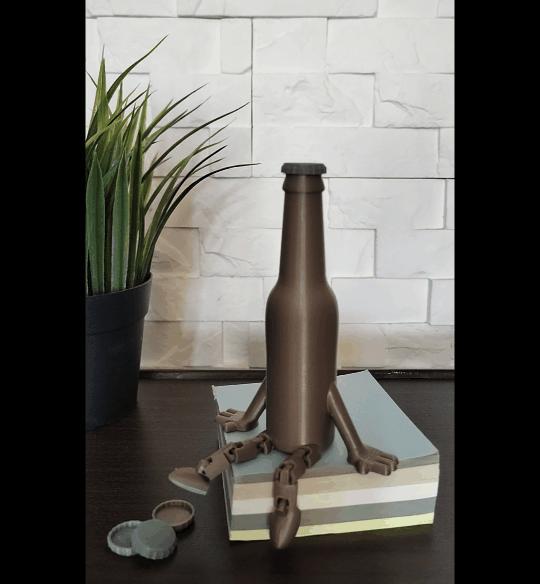 Beer Bottle Buddy Articulated Legs