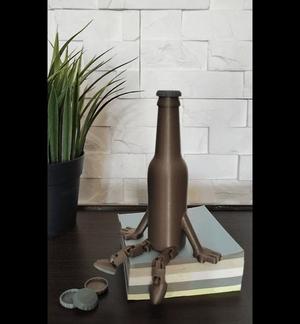 Beer Bottle Buddy Articulated Legs