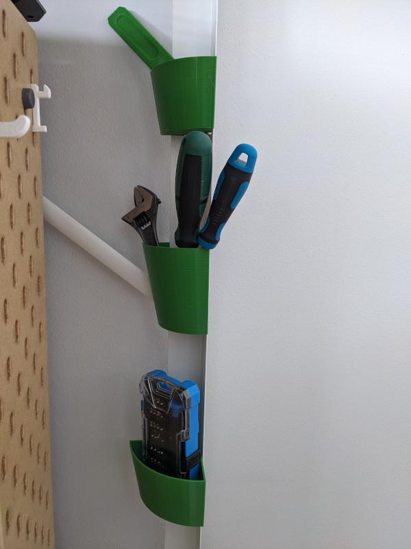 Box addon to IKEA Bror shelf