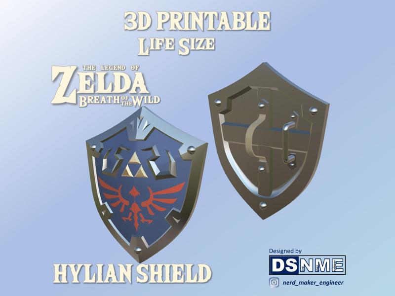 Hylian Shield from Zelda Breath of the Wild - Life Size -