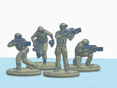 Aliens Kitbash: More USCM "Colonial Marines" Updated