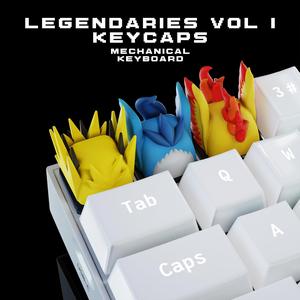 Legendaries VOL I - Pokemon keycap - articuno moltres zapdos -