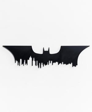 Batman and Gotham City Skyline - DC Wall Art