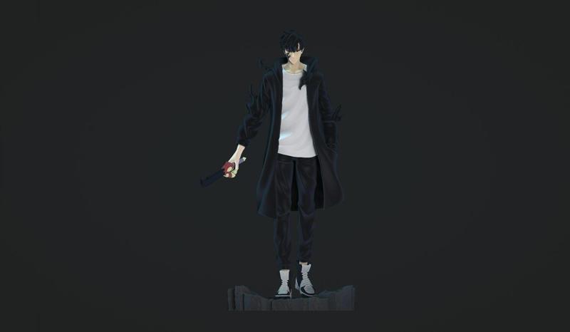Solo Leveling Sung Jinwoo 3d printing