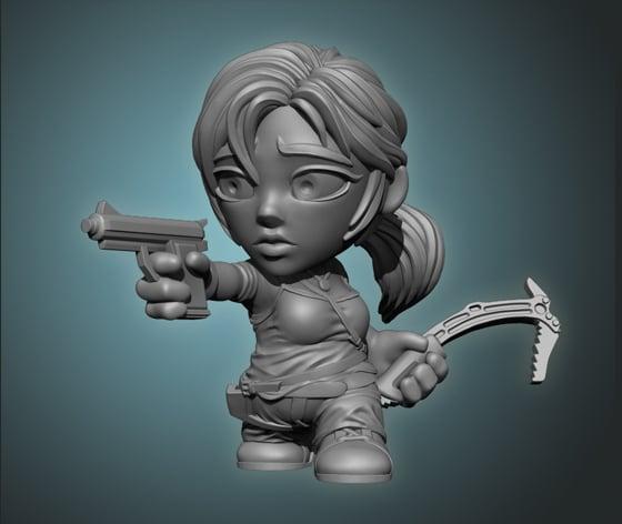 Lara Croft Toon Figurine