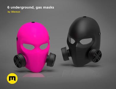 Pink Gas Mask - 6 underground
