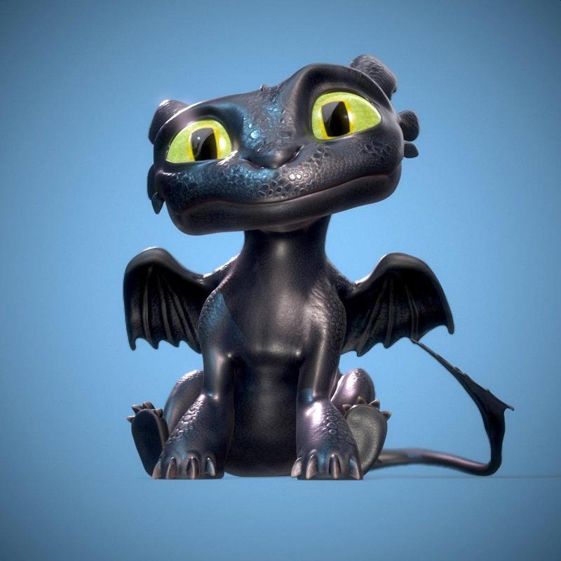 Baby toothless