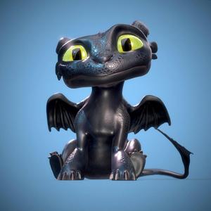 Baby toothless