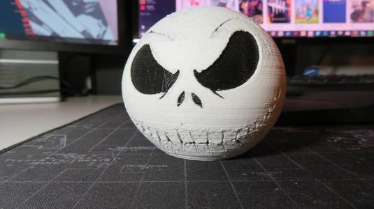 Jack Skellington Bust Dual Extrusion 