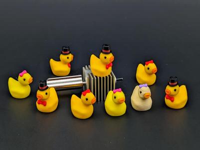 Tiny Dapper Duck & Ducks with Hairbows for AMS