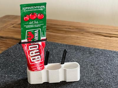 Refrigerator Tube Holder V 2.0 including Squeezer