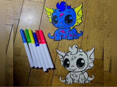 Dragon Coloring Page 