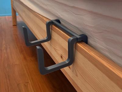 Bed Frame Clip-On Bookholder for Hardcover Books