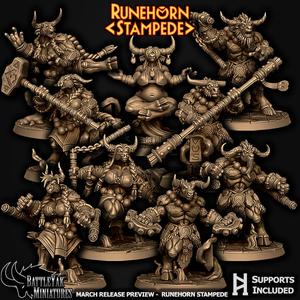 Runehorn Stampede Character Pack
