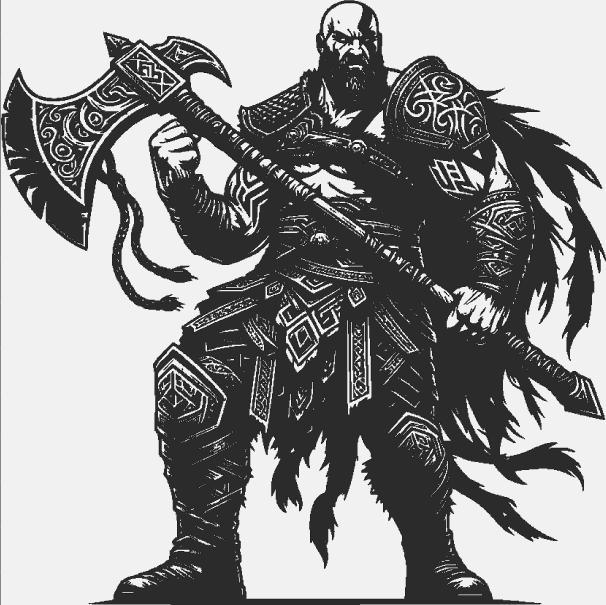 God of War Based Lamp/Deco With Easy Solution To Change Front !