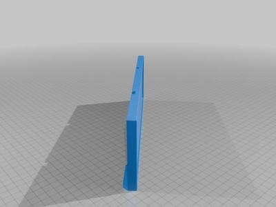 Large Monitor Shelf w/front lip - slim hook