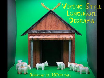 Viking Style Longhouse Diorama