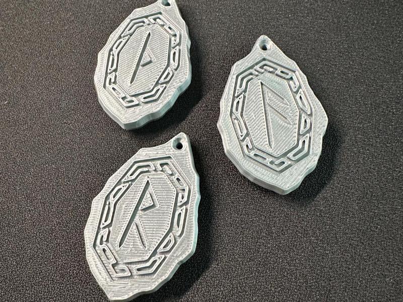 Rune Set - Elder Futhark - Viking Cosplay Pendant