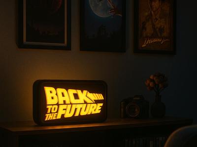 Back to The Future Lightbox 