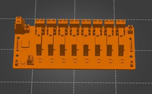 LaskaKit 8-kanálový SSR Relé modul I2C 250VAC 2A