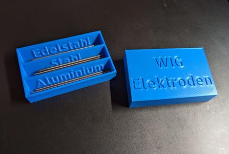 WIG Elektroden organisierer