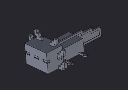 Minecraft chess pieces