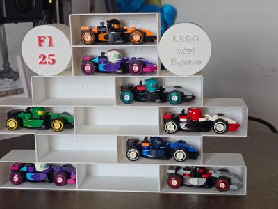 LEGO F1 Minifigures - Display Case