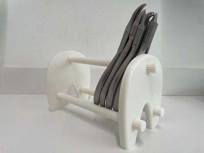 Dentist's forceps holder