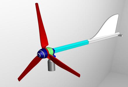Small wind turbine mk4