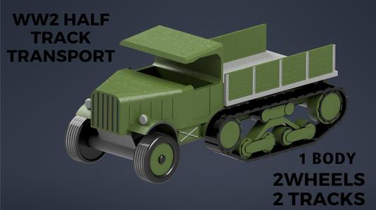 WW2 halftrack transport