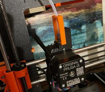 Bowden Tube Strain Relief (Prusa MK3S)