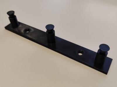 Simple wall-mounted clothes hook