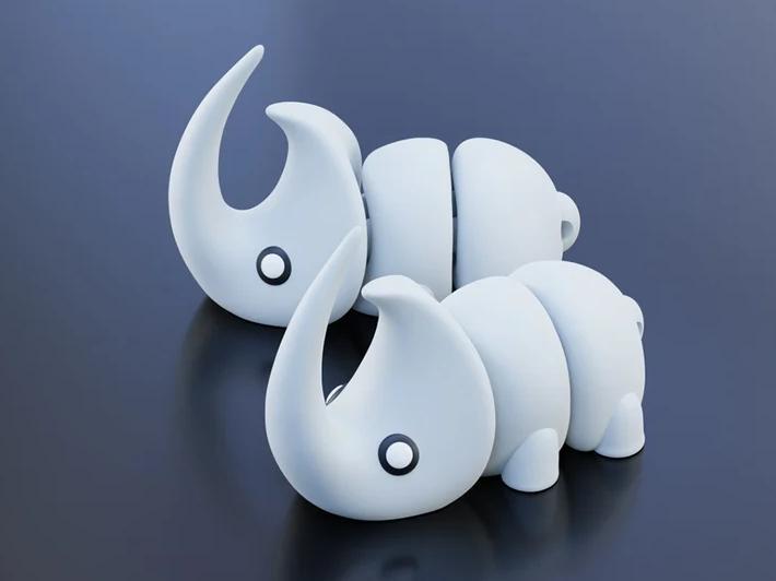 Adorable Articulated Rhino
