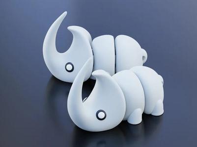 Adorable Articulated Rhino