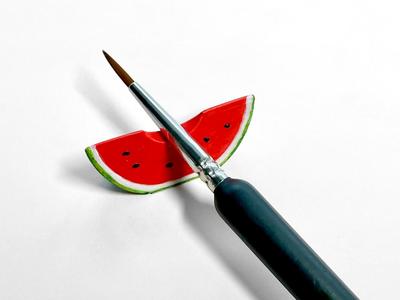 Watermelon brush Holder