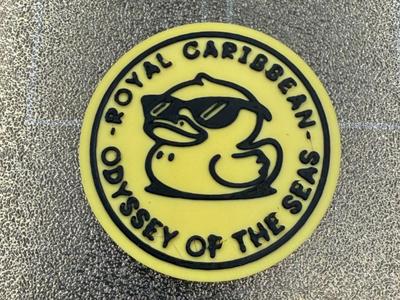 ROYAL CARIBBEAN ODYSSEY OF THE SEAS DUCK COIN 