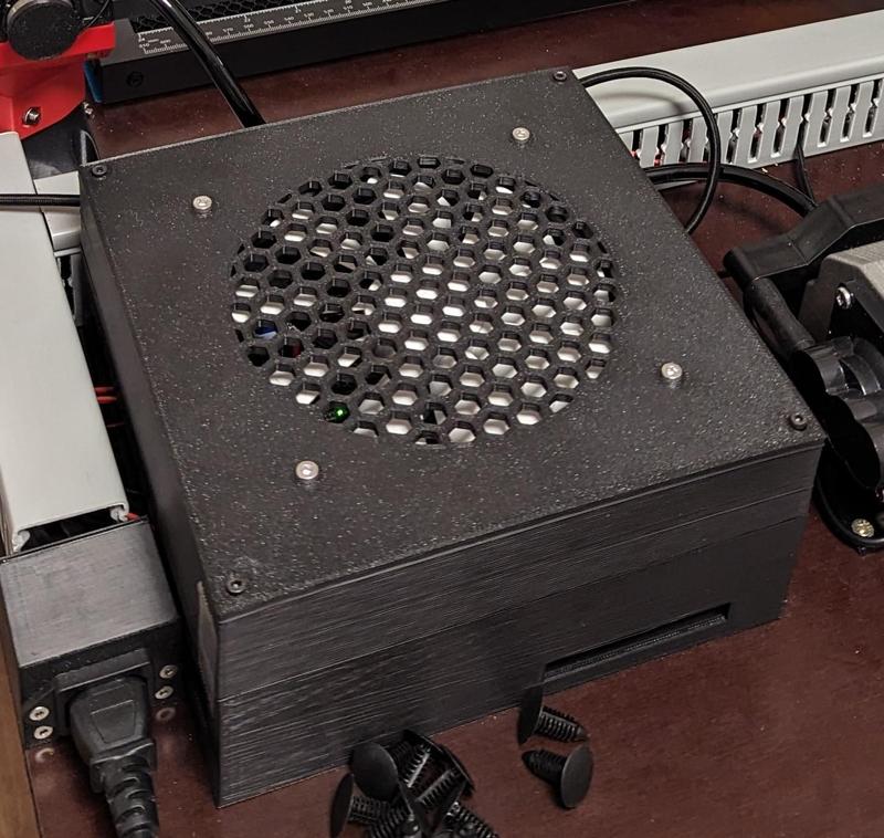 BTT Octopus and Raspberry Pi case with 120mm Fan