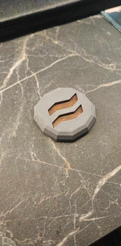 Earth rune fridge magnet from runescape