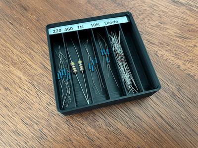 GRIDFINITY Resistor Trays 3 Sizes 3, 6 and 9 slots