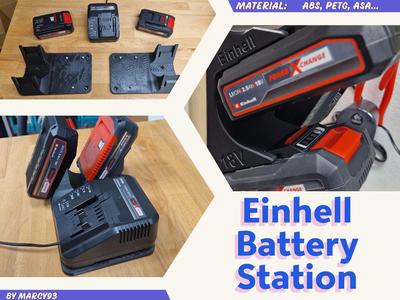 Einhell Charger + Battery Wallmount